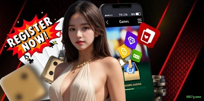 Aplicativo móvel 007game para iOS e Android